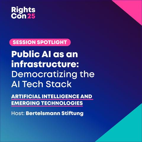 Session Spotlight. Public AI as an infrastructure: Democratizing the AI Tech Stack.
