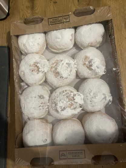 Polish pączek (doughnut) for Fat Thursday