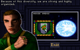 Screenshot of Dune II for the IBM PC, VGA Graphics