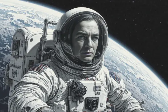 Prompt:  John Glenn, first American to orbit Earth, Project Mercury, Friendship 7, space race, Soviet Union, aspiring astronauts, historical accomplishment, technological advancements, astronomy, space travel, challenges, impact on space program, future space missions, progress in field of science and technology. ,  HD, sharp focus, stunningly beautiful, hyper-detailed, HDR+, Ink Dripping Drawing, ink drawing, dripping ink

Negative prompt: ugly, deformed, noisy, blurry, low contrast, colorful, vibrant, extra eyes, bad eyes, ugly eyes, imperfect eyes, deformed pupils, deformed iris, cross-eyed, poorly drawn face, bad face, fused face, ugly face, worst face, unrealistic skin texture, out of frame, poorly drawn hands, cloned face, double face, blurry, bad quality

Text model: neural-chat

Image model: ArtsyLite