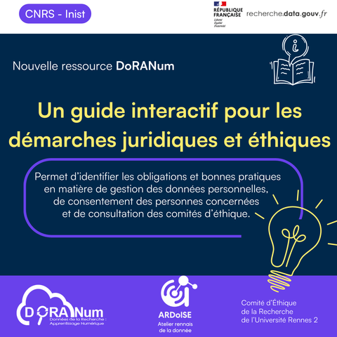 🔍 Nouveau guide interactif publié sur #DoRANum !