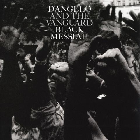 The cover art is a black and white photo of a bunch of hands raised in the air, some making a fist. The artist name is in grey font in the top center, with the album named directly underneath in white font of the same size.