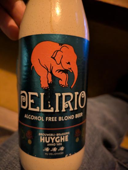 Photo of a bottle of Delirio