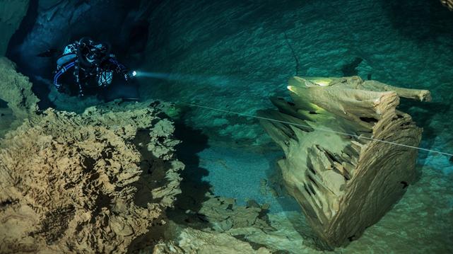 photo - cave exploration & mapping, Sardinia, Italy by Phreatic