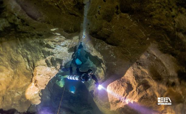 photo - cave exploration & mapping, Sardinia, Italy by Phreatic