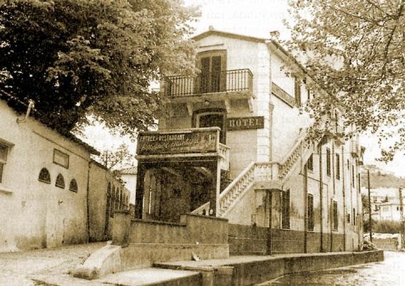 Alte Ansicht des Hotels Quintana in Collioure