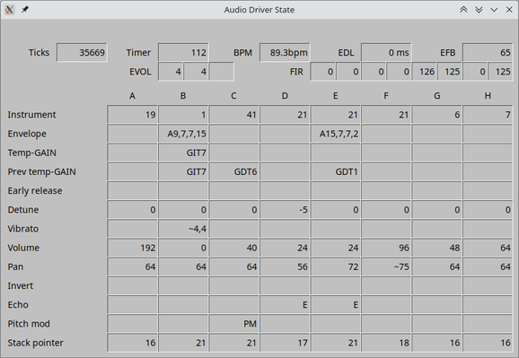 Terrific Audio Driver - Audio Driver State window screenshot.