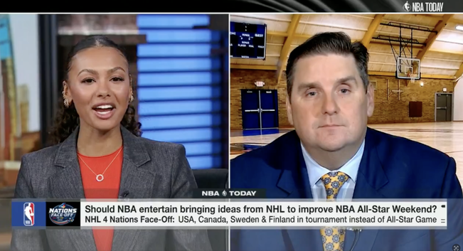 Brian Windhorst doesn't think success of NHL's 4 Nations Face-Off should reflect poorly on NBA