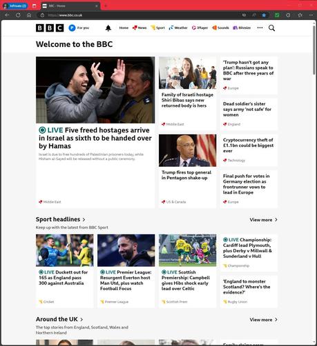 The #BBC has #SomeNews... #SomeNotNews and some #DefinitelyNotNews... 

Some of #IT is #VaguelyRelevant...