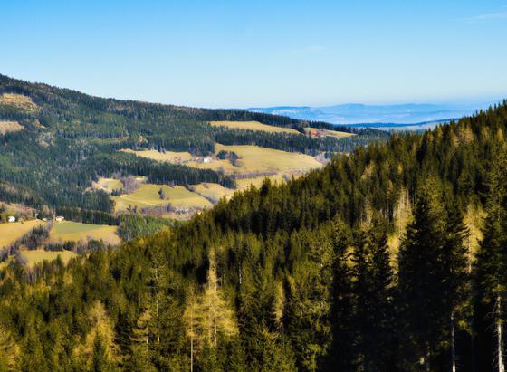 Alpine landscape near mönichkirchen, lower austria