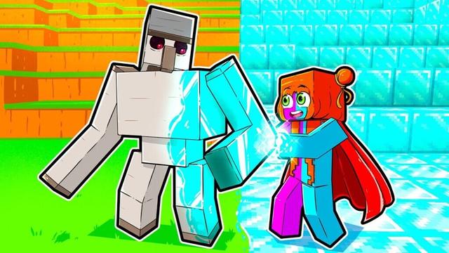 O MUNDO VIROU DIAMANTE no MINECRAFT!