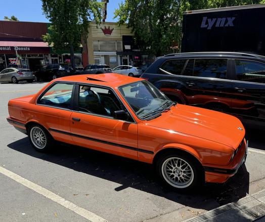 BMW 318 maybe 1980? out on the street. Hello handsome… #automobiles #urbanPhotography #California #vintageCars