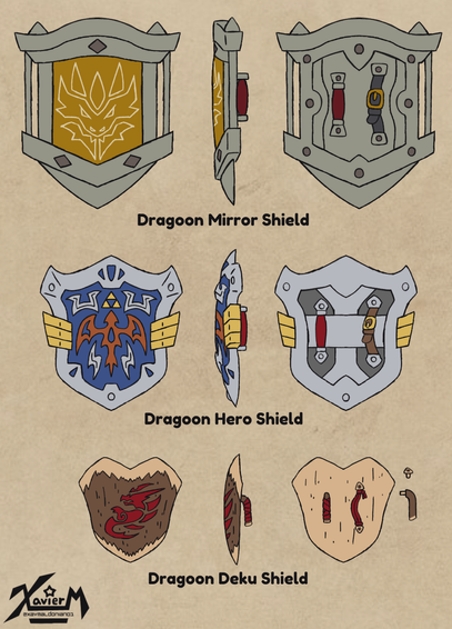 Shield Replacements for Deku, Hylian/Hero and Mirror Shield!