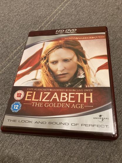 Portadas de “Elizabeth: La Edad De Oro” edición inglesa en HD-DVD.