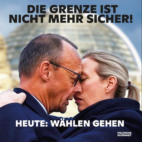 Die Grenze ist nicht mehr sicher. Heute: wählen gehen.