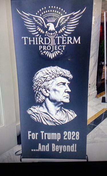 Trump plans to be our Emperor forever and the weak GOP traitors are bending over for it all, for their positions and billionaire tax cuts.