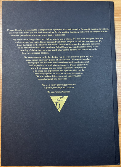 Hermetic Library Zine Library Accession Femme Occulte Summer 2024 Back