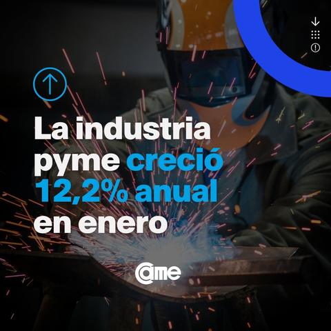 🏭 ¿QUÉ PASÓ CON LAS PYMES EN ENERO?

⬆️ La producción creció 12,2% interanual en enero, pero no recuperó los niveles previos a la caída de 2024 (-30%).

A su vez, subió 4,8% mensual.

#industriapyme #IPIP #CAME