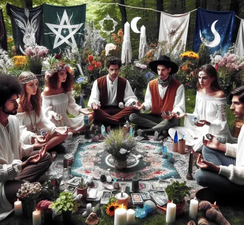 generata AI streghe moderne e movimenti new age