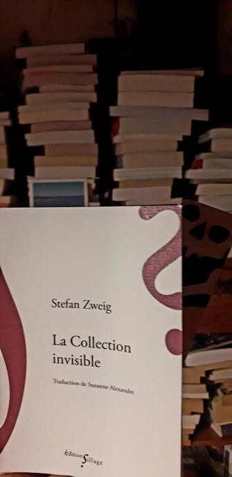 Couverture du livre de Stefan Zweig, "La Collection invisible". 1925. Traduction de Suzanne Alexandre. Éditions Sillage. 2024.