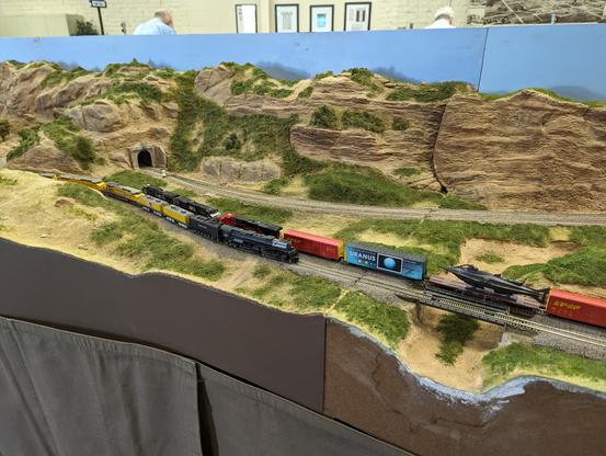 UP Steam meets a Santa Fe local