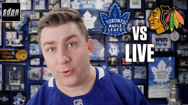 Toronto Maple Leafs vs Chicago Blackhawks LIVE w/ Steve Dangle