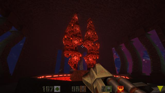 A lava colored fixture.