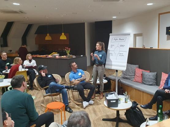 Dr. Karen Eilers is fascilitating an Open Space Session at Scrumtisch Cologne about Agile Mindset Research.