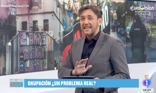 Javier Ruiz en 'Hablando claro'. (TVE)