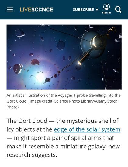 #NASA #supercomputer reveals strange spiral structure at the edge of our #solar system


The #mysterious #Oort cloud is the source of many of our solar system's #comets, but #astronomers still have no idea what it looks like. Now, new #simulations may have given them a first glimpse

https://www.livescience.com/space/nasa-supercomputer-reveals-strange-spiral-structure-at-the-edge-of-our-solar-system

@live_science
#LiveScience
#discoveries
#solarsystem
#space
#cosmos