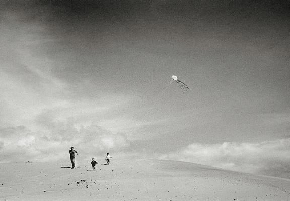 Grainy, but such a good moment.

Image made with my Nikon F100.