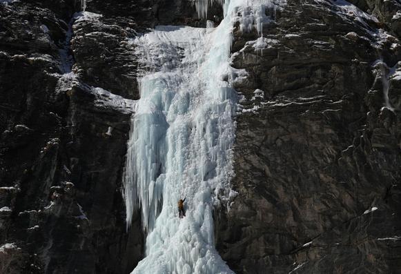 Deuxième dans la cascade de la Lé.