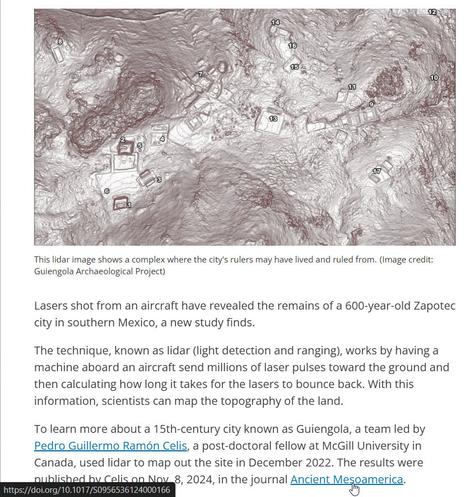 screen shot - portion of a LiveScience page