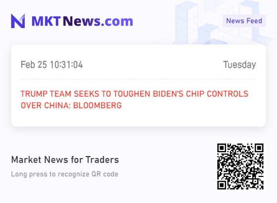🇺🇸🇨🇳ÚLTIMO MOMENTO
EQUIPO DE TRUMP BUSCA ENDURECER CONTROLES DE CHIPS DE BIDEN SOBRE CHINA: BLOOMBERG
#CHINA #IA #SEMICONDUCTOR #SMIC $SMIC $TSMC