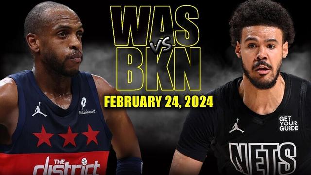 Brooklyn Nets vs Washington Wizards Full Game Highlights - February 24, 2025 | NBA Regular Season
