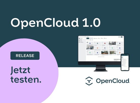 OpenCloud 1.0 Release verfügbar. Jetzt testen.
