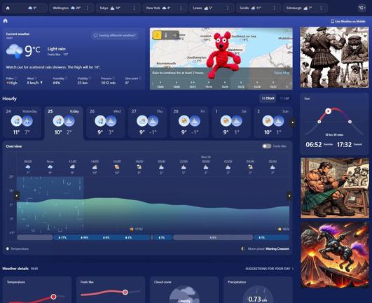 #SomeWeather #Presented by #CaptainRedBeanBear