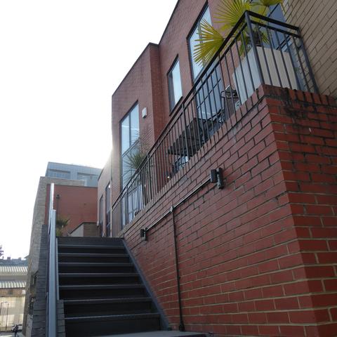 Outside of the new Resonance FM studio complex in South London