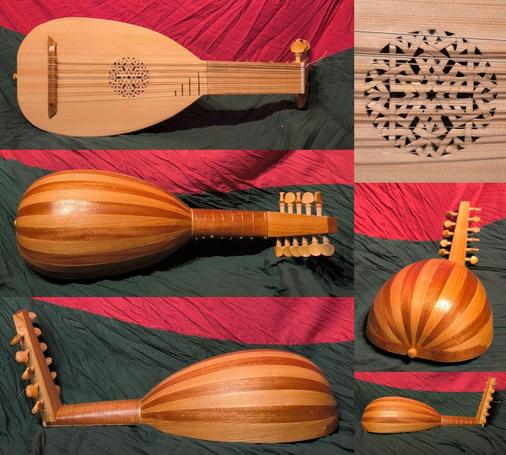 A soprano lute I finished building recently.