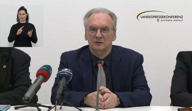 Ministerpräsident in Landespressekonferenz
