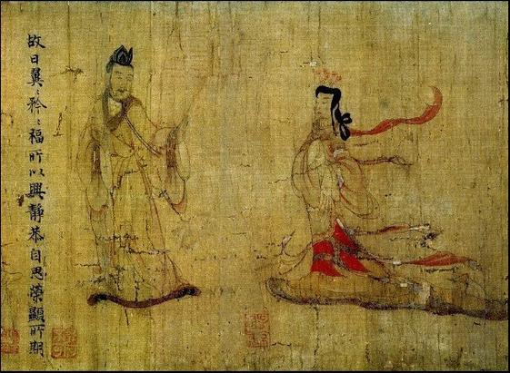 Illustration : Admonitions Scroll, also known as the Admonitions of the Court Instructress, by Gu Kaizhi, between the 5th to 8th century.
