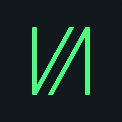 This logo features a stylized design with neon green lines forming an abstract symbol on a dark background. The lines appear to create a combination of slashes or stylized letters, possibly representing "V" and "A" in a modern, minimalist style. The use of sharp angles and geometric precision gives it a sleek, futuristic aesthetic
