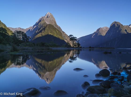 Mitre Peak, Milford Sound at sunrise