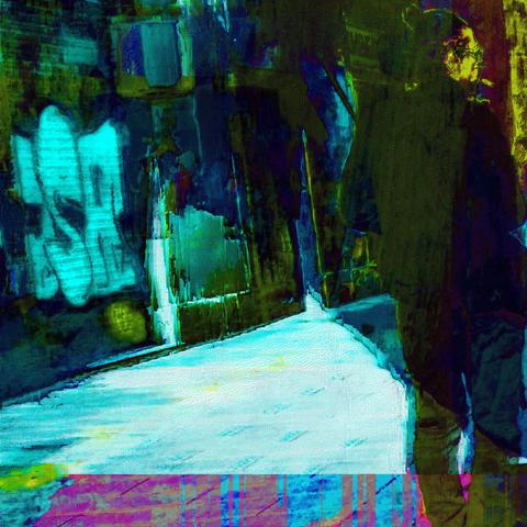 Barcelona digital glitch street photography, made with Bless Hex Editor and the GNU Image Manipulation Program.