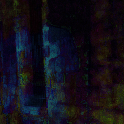 Barcelona digital glitch street photography, made with Bless Hex Editor and the GNU Image Manipulation Program.