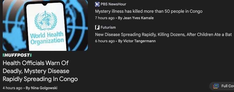 VIRUS IN CONGO