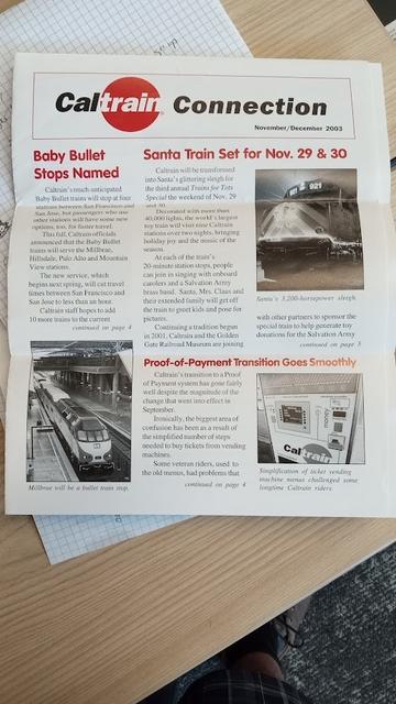 Baby Bullet Stops Named
Santa Train Set for Nov 29 & 30 (2003)