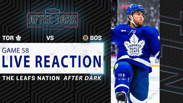 Maple Leafs at Boston Bruins LIVE POST GAME ft. Nick Alberga | Game 58 TLN After Dark Reaction