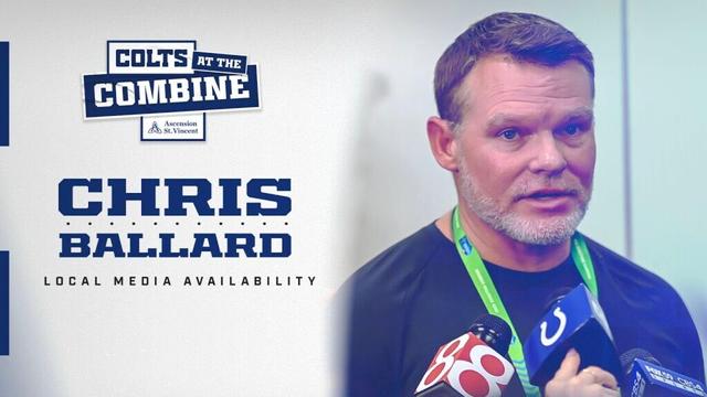 Chris Ballard 2025 Combine Local Media Availability