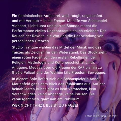 FEMME WITH GUN – am 7. + 8. März 2025 – Gastspiel im THEATER AN DER GLOCKSEE